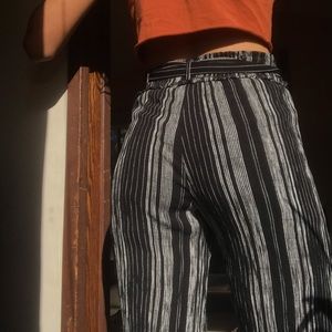 striped pants